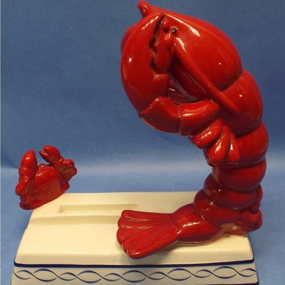 Other - 🦞🦞🦞BOGOHO🦞🦞🦞Red Lobster and Crab Ceramic Art Piece